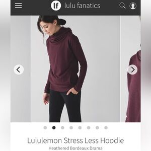 Lululemon Stress Less Hoodie Size 2